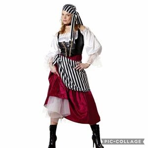 InCharacter Women’s Size Medium Pirate Wench Dress Cosplay Halloween Costume